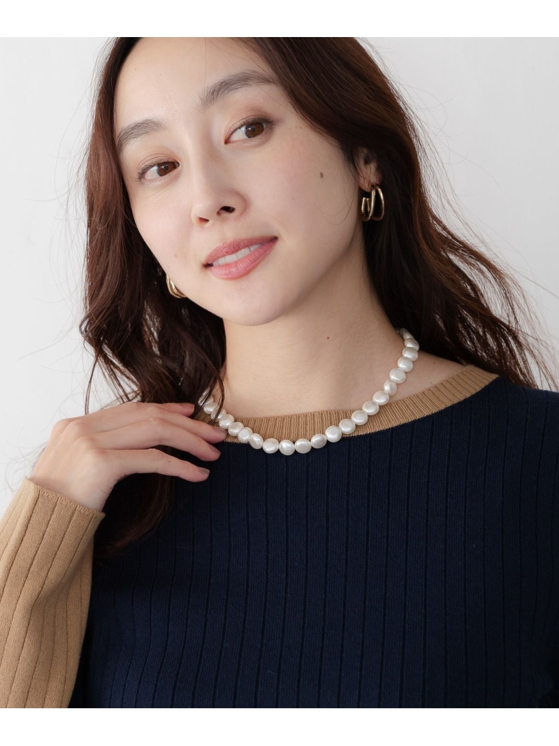 シェルパールネックレス/656838 Elura エルーラ アクセサリー・腕時計 ネックレス ゴールド【送料無料】[ Fashion]