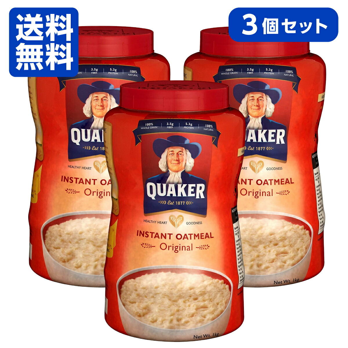 2022年のクリスマス QUAKER クエーカー オールドファッション オートミール 1200g×12個セット  www.i-datin.sumbawakab.go.id