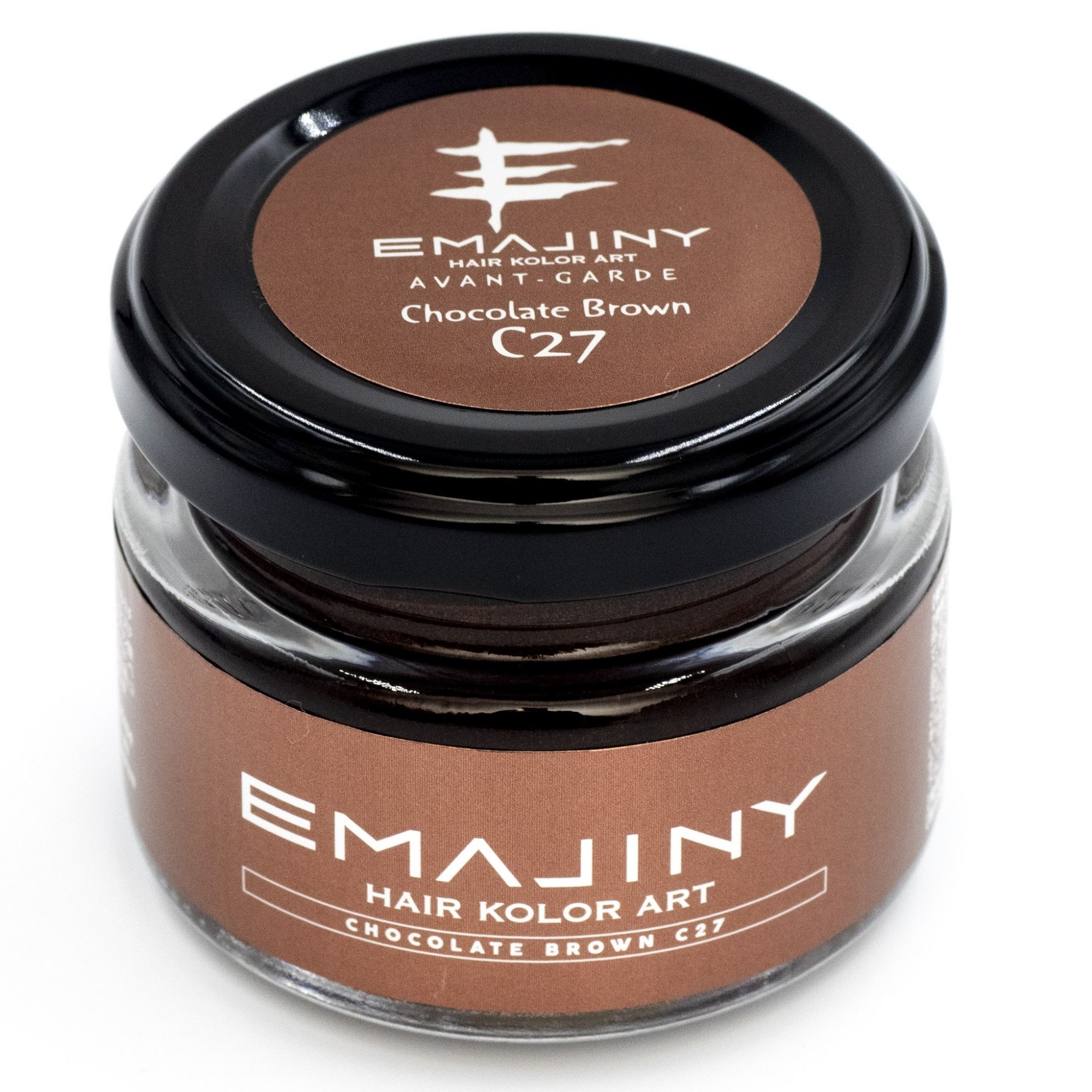 【楽天市場】【公式】EMAJINY Chocolate Brown C27 エマジニーチョコレートブラウン ヘアカラーワックス 濃茶 36g