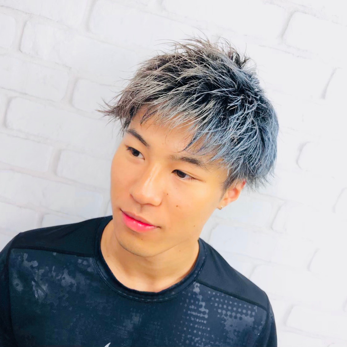 楽天市場 公式 Emajiny Steel Blue Ash S25 エマジニースティールブルーアッシュヘアカラーワックス 銀青 36g ヘアカラー 髪染め アッシュ ブルー 日本製 無香料 ヘアワックス ヘアーワックス 1日だけ インナーカラー カラーリング ワンポイント 高発色 簡単 派手カワ