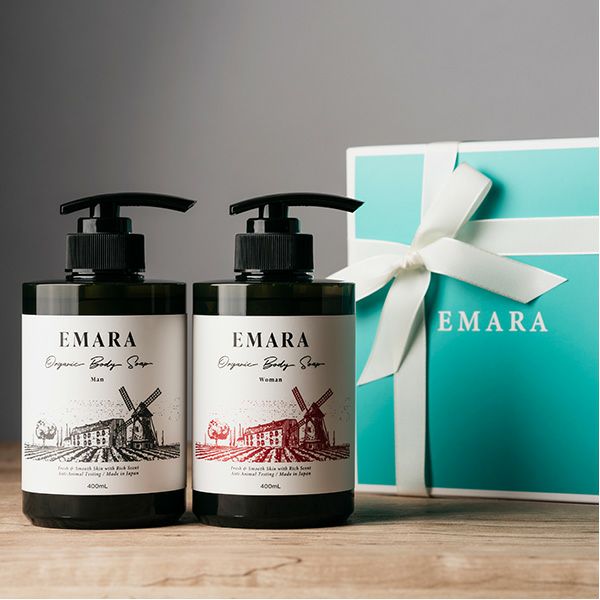 EMARA メンズ・ウィメンズボディーソープ 400ml 2本仕掛ける 差し上げ物 上半身シャンプー ボディウォッシュ 体制洗い濯ぎ料 石ケン 石ケン 日本製 成人男性向け 草本  黒コショウの芳ばしさ 成人女性向け  薔薇とヴァニラの芳ばしさ 芳ばしさ世話をする 異臭 エマラ えまら