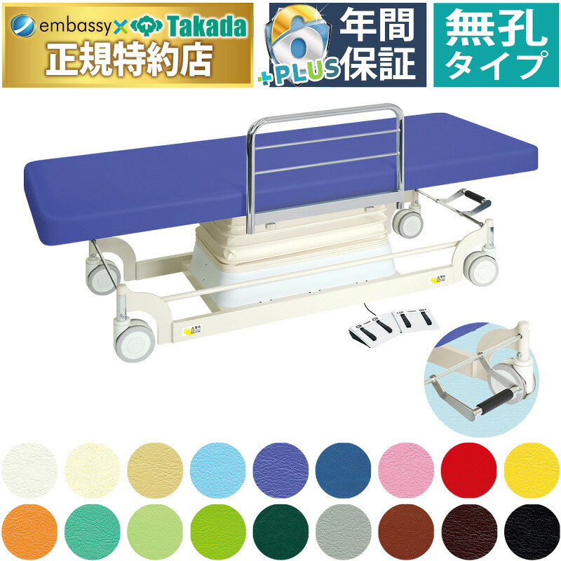 【ポイント6倍】高田ベッド 無孔垂直電動ＥＷタイプ 医療施設 電動 昇降 電動マッサージベッド 整体ベッド 電動ベッド 電動施術台 電動昇降台 昇降式診察台 キャスターつき 整体ベッド エステベッド 国産 TB-1143