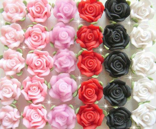 楽天市場】【月間優良ショップ受賞】クレイフラワーバラ1P