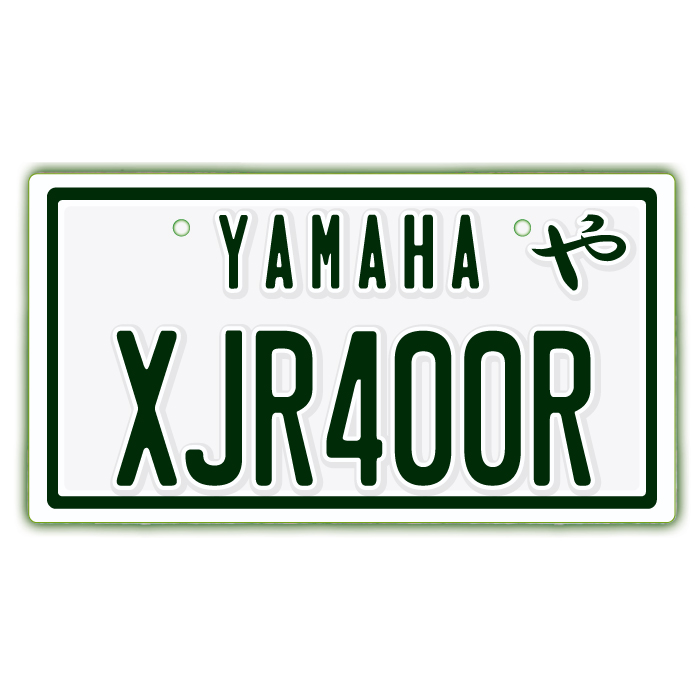 楽天市場 なんちゃって単車プレート Yamaha Xjr400r ナンバープレート バイク 二輪 オートバイ グッズ アクセサリー 雑貨 インテリア アイテム プレゼント ギフト バイク好き 旧車 走り屋 ギア パーツ メンテナンス ファッション お洒落 オブジェ ネコポス発送可