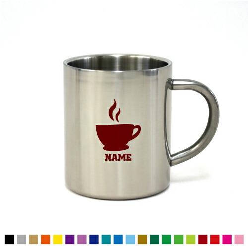 楽天市場】ラーメン 名入れステンレスマグカップ（小） 真空二重構造