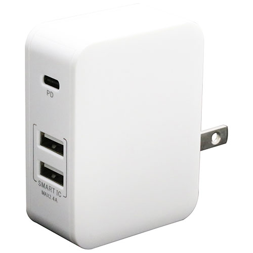 ★送料無料☆BAUT PD対応Type-C 2USBポートAC充電器32W W BAC1C2UPD32WX5