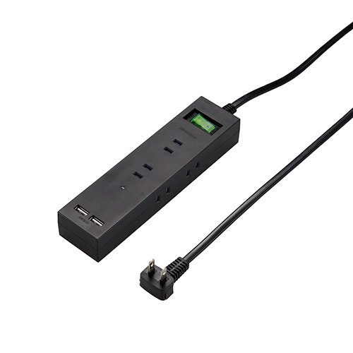 【8個セット】 YAZAWA 3方向から挿せる6個口USBタップ ブラック H6BK8122UBKX8