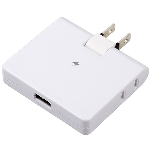 【20個セット】 YAZAWA 雷ガード付コーナータップ 2AC+1USB2.4A ホワイト H6CK3001UWHX20