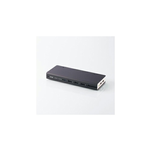 エレコム DVI相応うマイコンうつり変わり器 KVM-DVHDU4