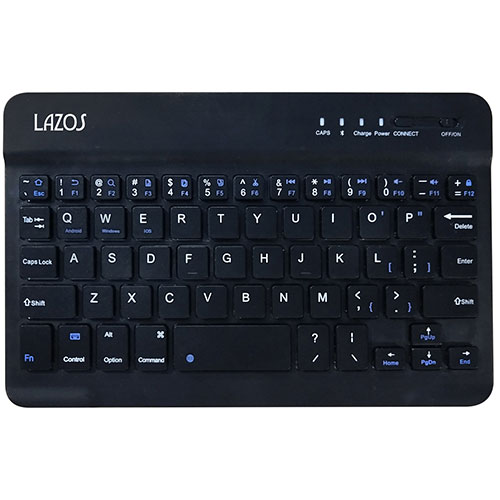 【10個セット】 Lazos Bluetoothキーボード ブラック L-BTK-BX10|EMBL 店
