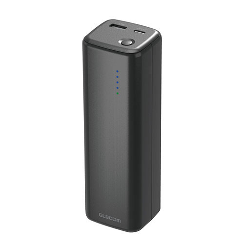 ★送料無料☆エレコム モバイルバッテリー 20000mAh Type-C×1ポート USBA×1ポート PD 高速充電 ブラック DE-C33L-20000BK PSE スマートフォン タブレット 携帯電話 スマートフォン モバイルバッテリー