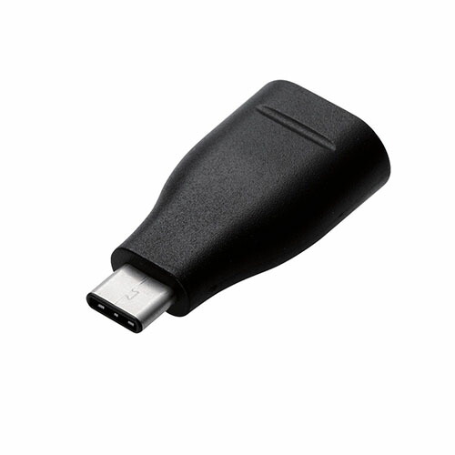 【5個仕掛ける】エレコム かっこ良い電話機用USBうつり変わりアダプター/USB(A刃針)-USB(C牡)/黒いこと MPA-AFCMADBKX5