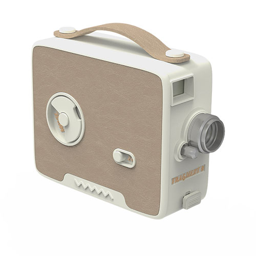 Fragment8 現代と60年代の融合を実現する 8mmフィルムカメラ フラグメントエイト Color lens White LWF-1204｜EMBL　店