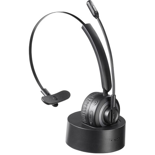 サンワサプライ Bluetoothヘッドセット(ノイズキャンセル機能・充電クレードル付き) MM-BTMH66BK｜EMBL　店