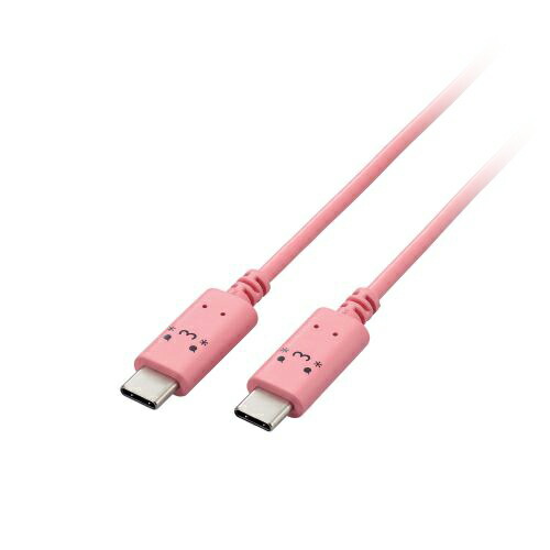【5個セット】 エレコム しろちゃんUSB Type-C(TM)ケーブル MPA-CCF20PNFX5