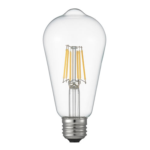 【10個セット】 YAZAWA フィラメントLED 60W エジソン形 E26 CL LDE6LG64CX10｜EMBL　店