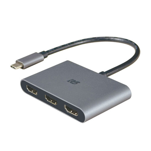 ラトックシステム トリプルディスプレイアダプター(最大4K60Hz・PD対応) 快適作業 給電ポート搭載 RS-UCHD3-PD|EMBL 店
