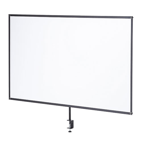 サンワサプライ プロジェクタースクリーン 80型 クランプ式 コンパクト収納 PRS-C80HD｜EMBL　店
