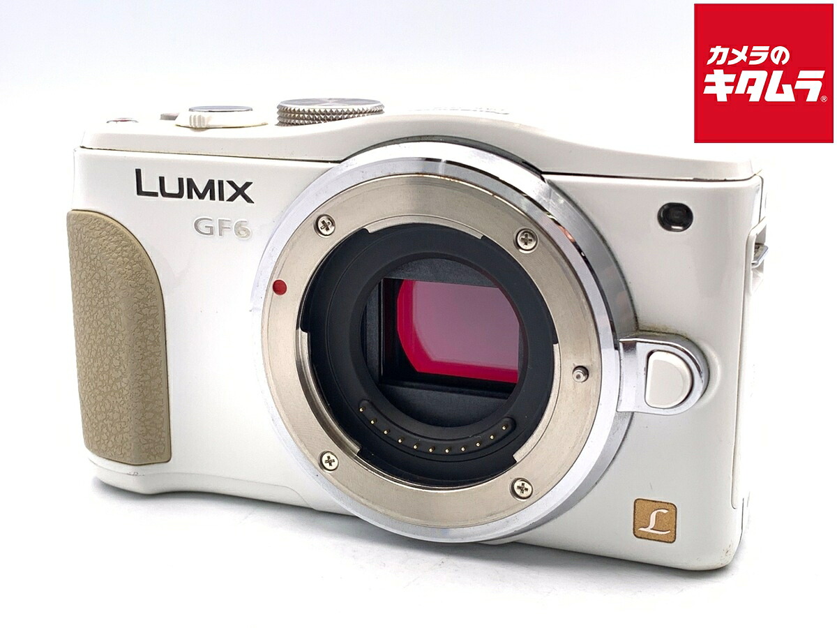 【中古】 【並品】 パナソニック LUMIX DMC-GF6-W ボディ ホワイト 【ミラーレス一眼】 【6ヶ月保証】