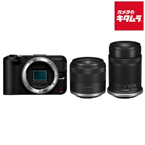 キヤノン EOS R50 V ダブルズームキット ブラック Canon ミラーレス一眼カメラ Wi-Fi搭載 入門 初心者 《納期約１－２週間》