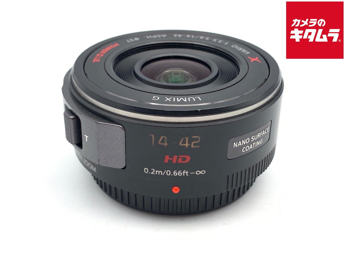 【中古】 【良品】 パナソニック LUMIX G X VARIO PZ 14-42mm/F3.5-5.6 POWER O.I.S. [H-PS14042] ブラック 【交換レンズ】 【6ヶ月保証】｜カメラのキタムラ