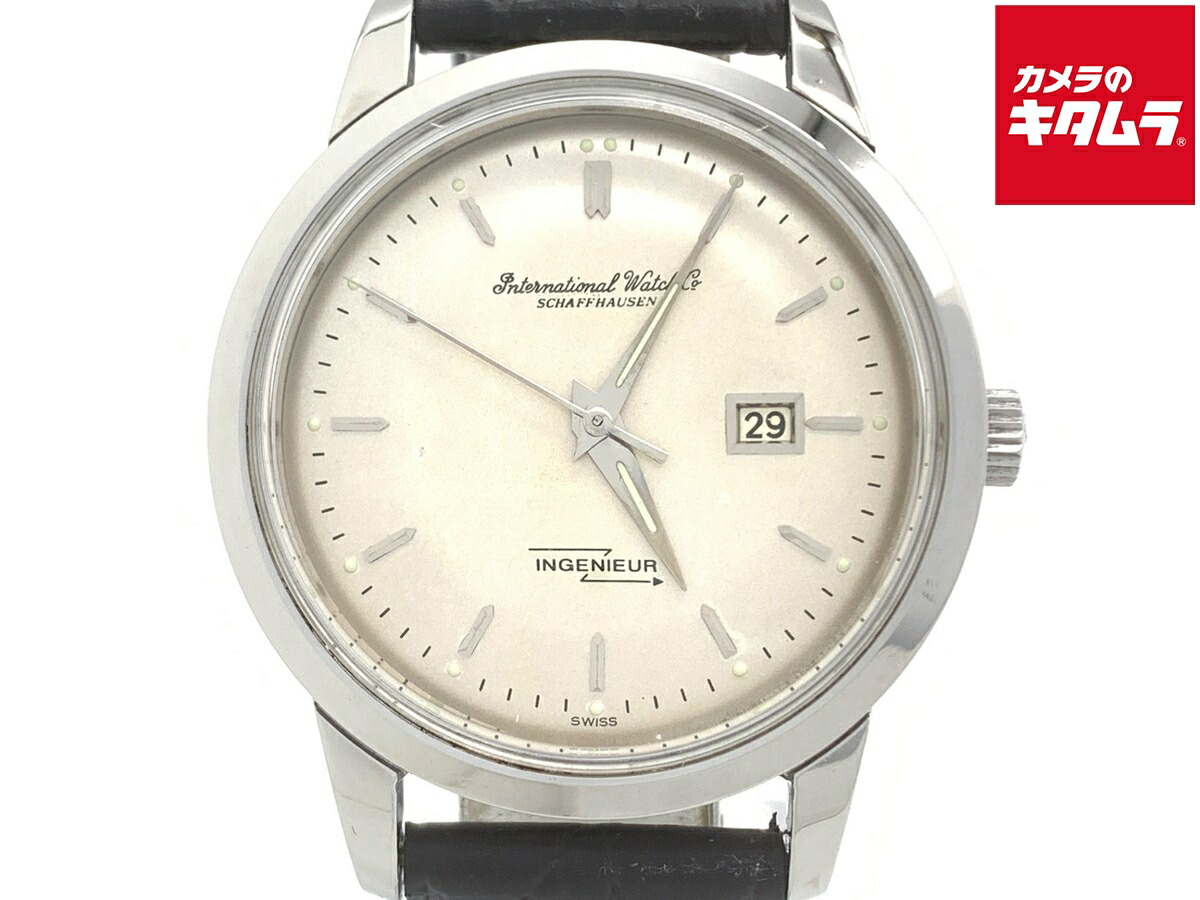 【中古】 【並品】 IWC インヂュニア シルバー 666 ステンレススティール 【1年保証】