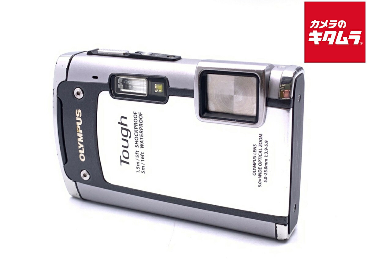 【中古】OLYMPUS コンパクトデジタルカメラ  TG-620 WHITE OLYMPUS - 【中古】(オリンパス) OLYMPUS TOUGH TG-620 ホワイト