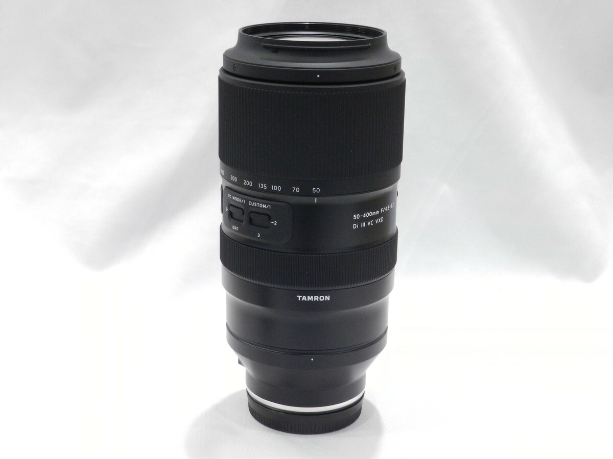 楽天市場】【中古】 【並品】 タムロン 50-400mm F/4.5-6.3 Di III VC VXD ソニー Eマウント用(Model A067)  【交換レンズ】 【6ヶ月保証】 : カメラのキタムラ