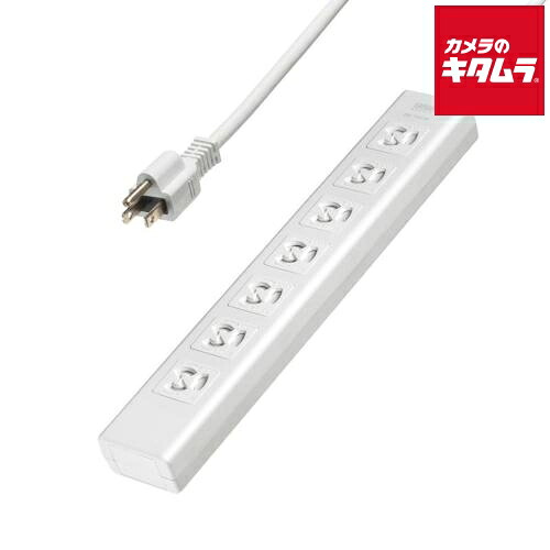 サンワサプライ TAP-F37SH-5R 抜け止めシャッタータップ（3P・7個口・5m）