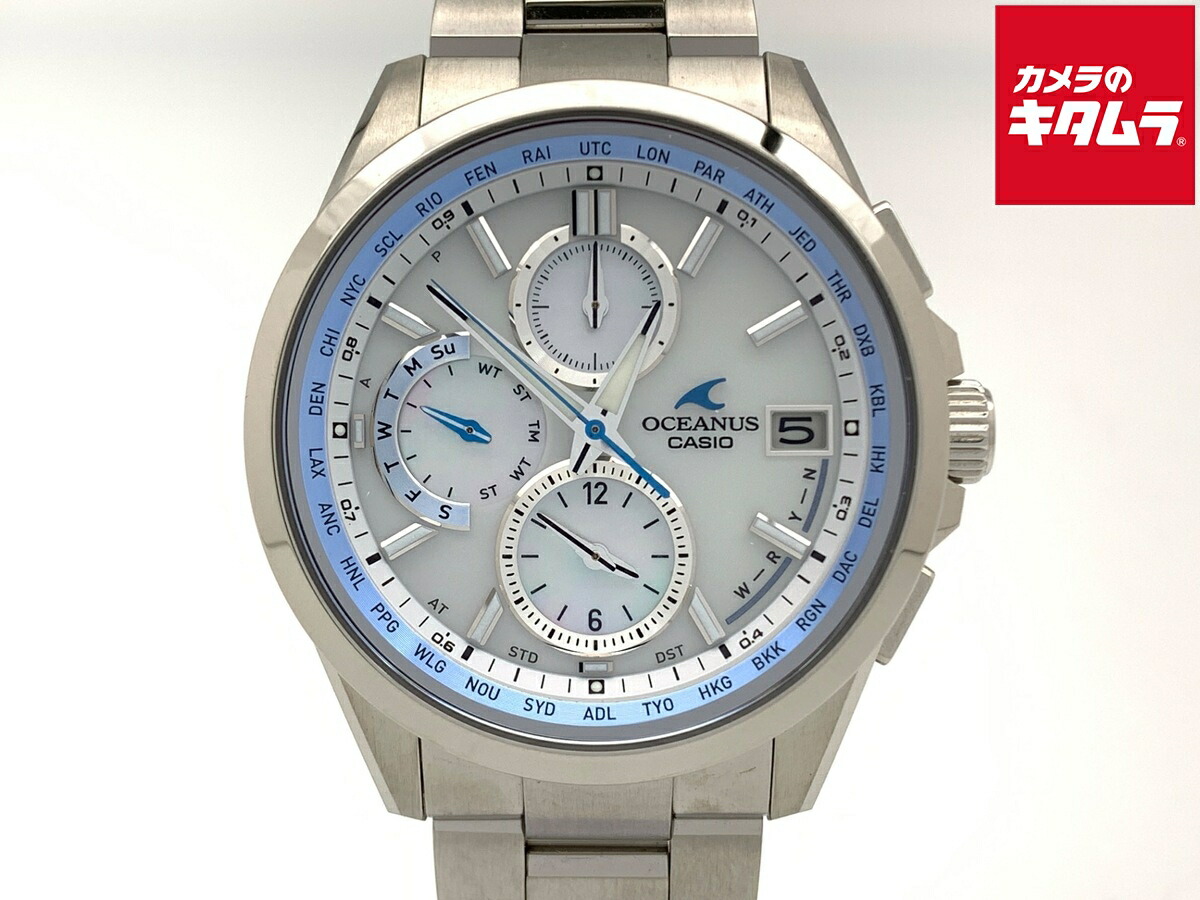 楽天市場】カシオ オシアナス OCW-T1010 5141 TI A品【中古