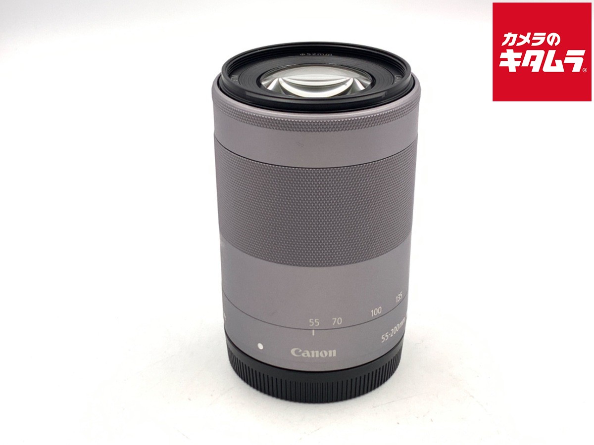 【中古】 【並品】 キヤノン EF-M55-200mm F4.5-6.3 IS STM シルバー 【交換レンズ】 【6ヶ月保証】｜カメラのキタムラ