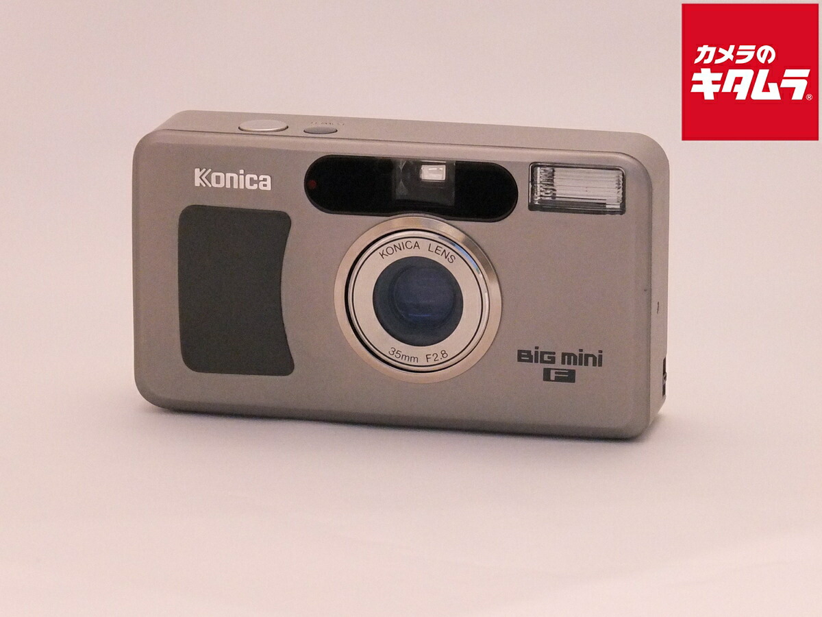 【完動品 美品】Konica BiG mini Rhodium 純正ケース 高質 美品】Konica 完動品 BiG 希少 純正ケース Rhodium mini