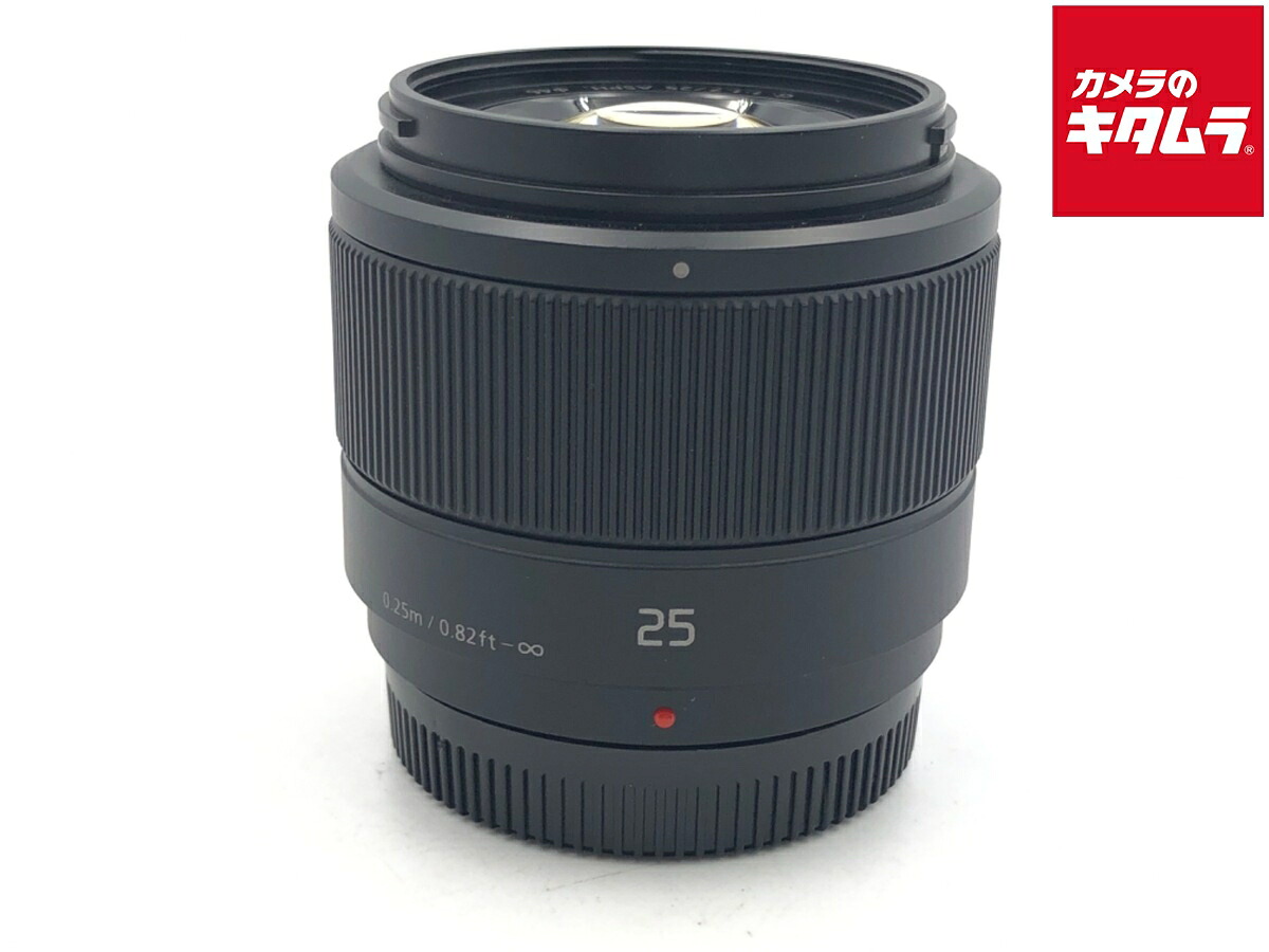 【中古】 【良品】 パナソニック LUMIX G 25mm F1.7 ASPH. [H-H025K] ブラック 【交換レンズ】 【6ヶ月保証】｜カメラのキタムラ