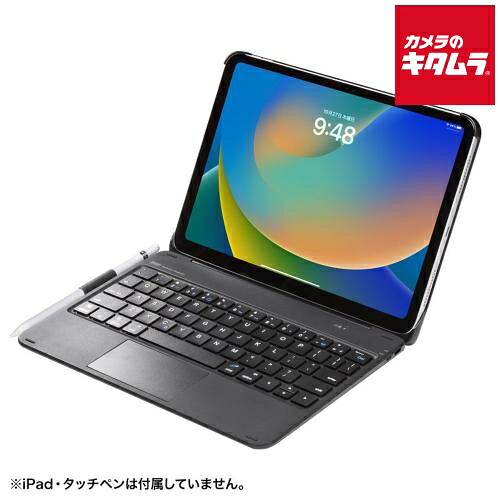 サンワサプライ SKB-BTIPAD3BK iPad 第10世代・A16専用ケース付きBluetoothキーボード　タッチパッド内蔵
