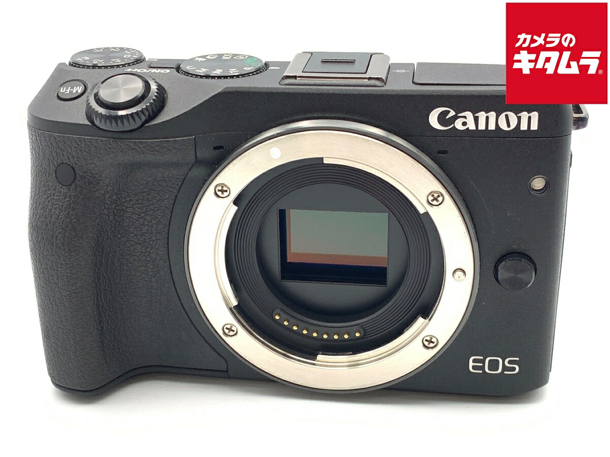 【中古】 【良品】 キヤノン EOS M3 ボディ ブラック 【ミラーレス一眼】