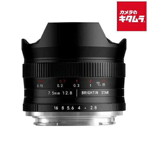 Brightin Star MF 7.5mm F2.8 Fish-eye マイクロフォーサーズ用 《納期未定》