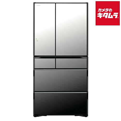 楽天市場】日立 6ドア 冷蔵庫 フレンチドア まるごとチルド R-HW62V N