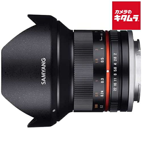 サムヤン 12mm F2.0 NCS CS キヤノンM用 ブラック EF-Mマウント ミラーレス MF 広角単焦点 レンズ 交換レンズ カメラレンズ 《納期未定》