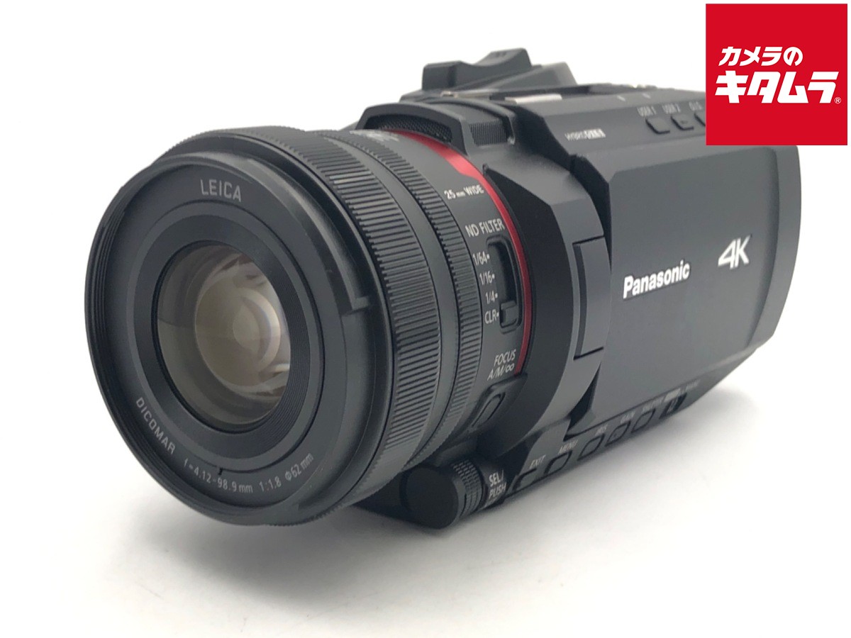 【中古】 【美品】 パナソニック デジタル4Kビデオカメラ HC-X2000-K ブラック 【デジタルビデオカメラ】 【6ヶ月保証】|カメラのキタムラ