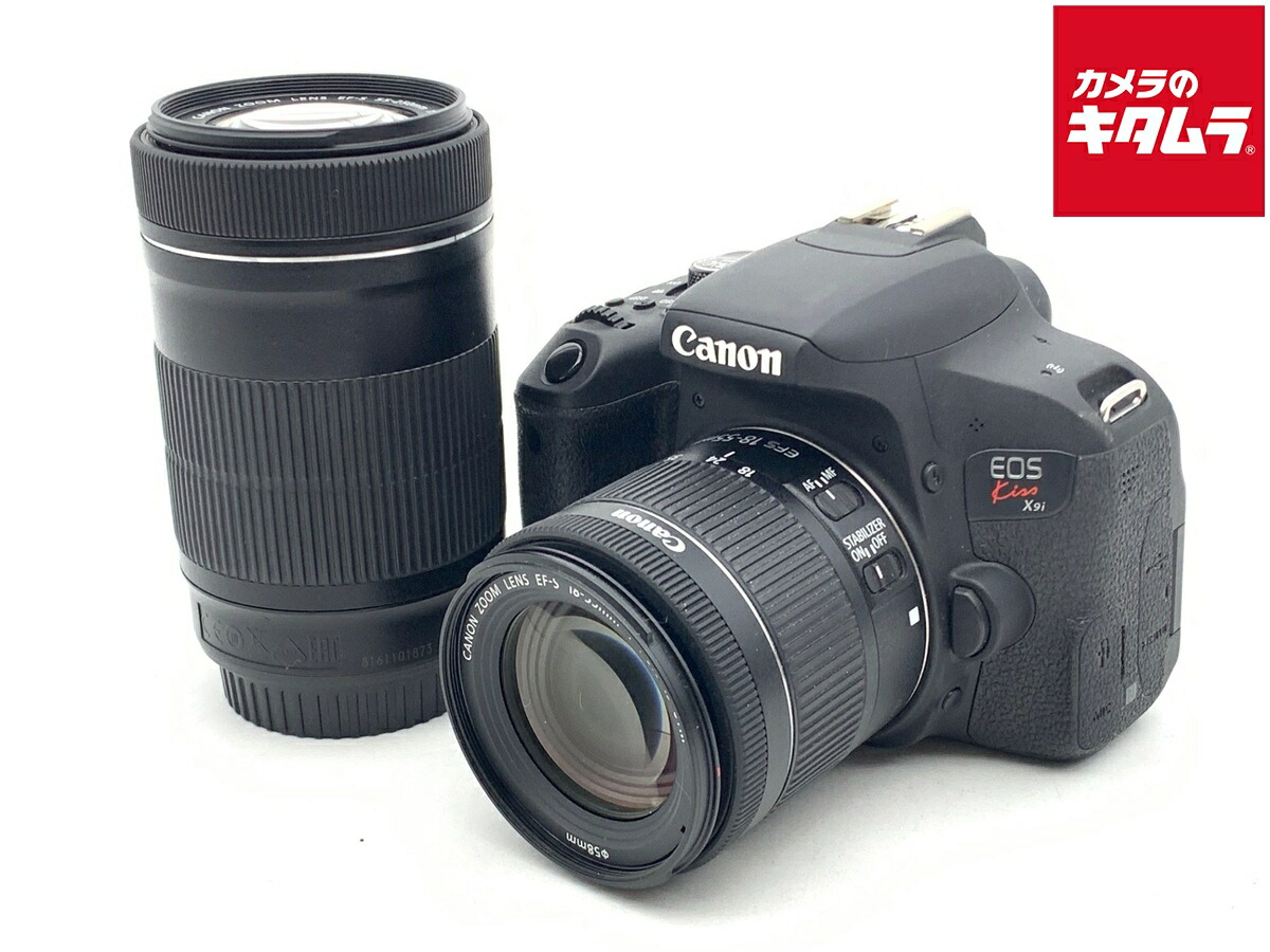 【中古】 【並品】 キヤノン EOS Kiss X9i ダブルズームキット 【デジタル一眼レフ】 【6ヶ月保証】