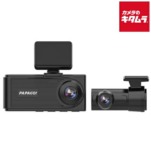 PAPAGO フルHD 全方位撮影 3カメラ ドライブレコーダー GoSafe 490G GS490G-64GB
