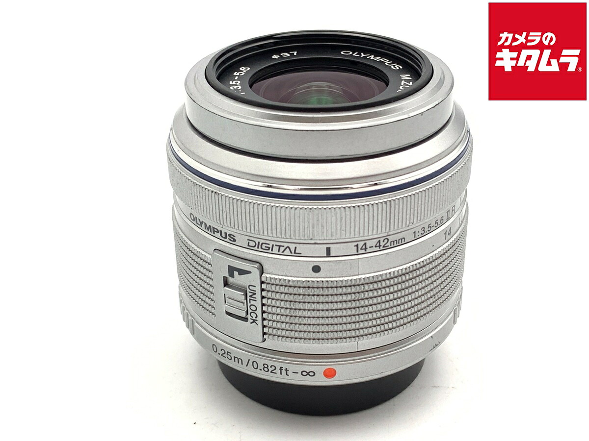 【中古】 【難あり品】 オリンパス M.ZUIKO DIGITAL 14-42mm F3.5-5.6 II R シルバー 【交換レンズ】