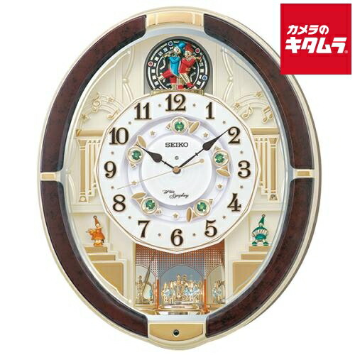 SEIKO　セイコー　RE579S　ウェーブシンフォニー　からくり電波時計 SEIKO からくり ウェーブシンフォニー 電波 掛時計 RE579S