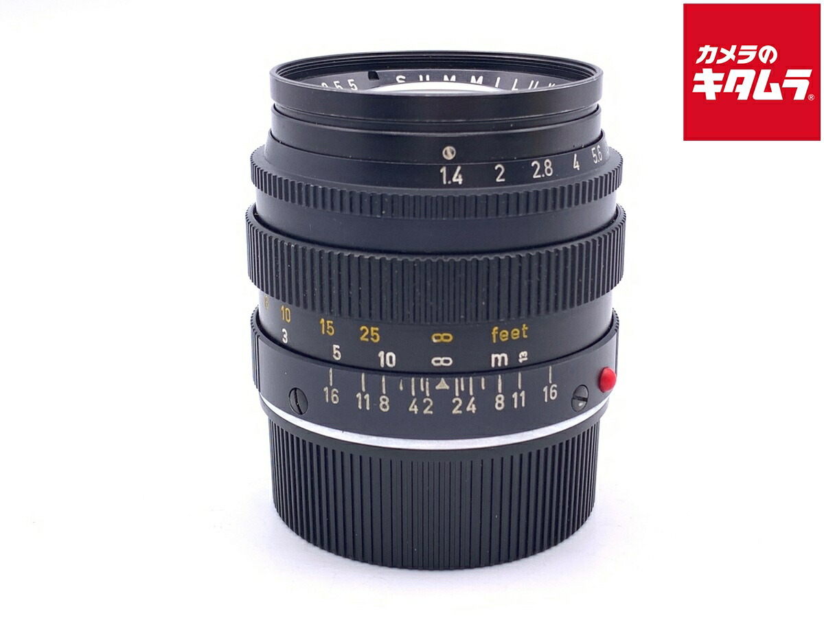 【中古】 【並品】 ライカ ズミルックスM 50mm F1.4 E43 ブラック 【交換レンズ】|カメラのキタムラ