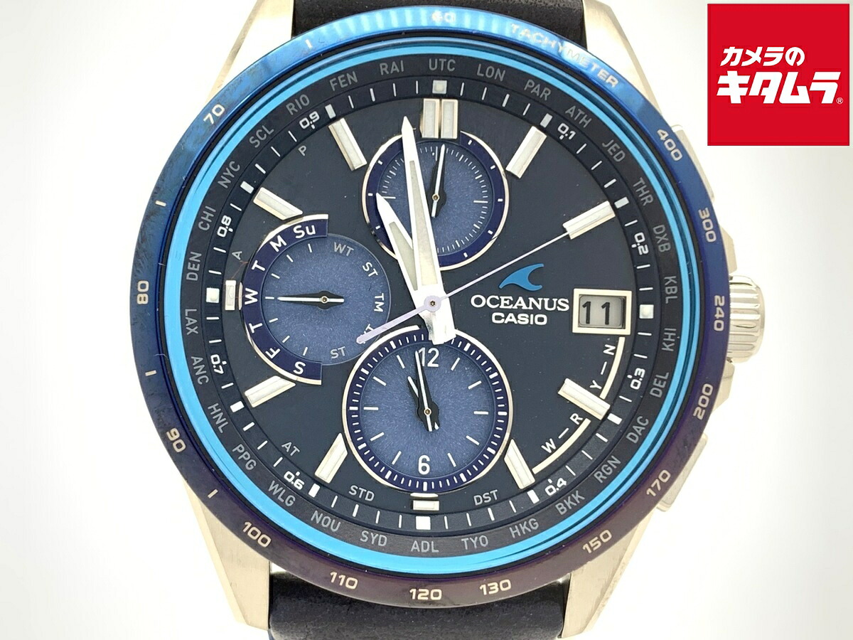 楽天市場】カシオ オシアナス OCW-T1010 5141 TI A品【中古
