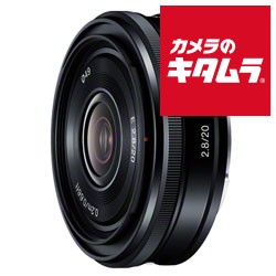 ソニー E 20mm F2.8 [SEL20F28] ソニーEマウント ミラーレス AF 広角単焦点 レンズ 交換レンズ カメラレンズ｜カメラのキタムラ