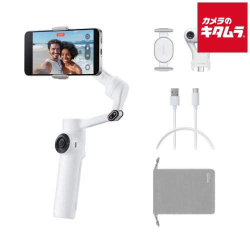 Insta360 Flow 2 AIトラッカーバンドル サミットホワイト CINSABQA-FLOW210 スマホジンバル 自撮り 動画 《納期未定》｜カメラのキタムラ