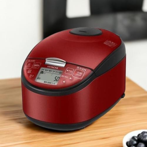 Hitachi Rice Cooker 5.5 Go Pressure & Steam IH Plump Gozen RZ-W100EM K Jet  Black Body Made in Japan Large Thermal Power Boiling Iron Pot Steam Cut