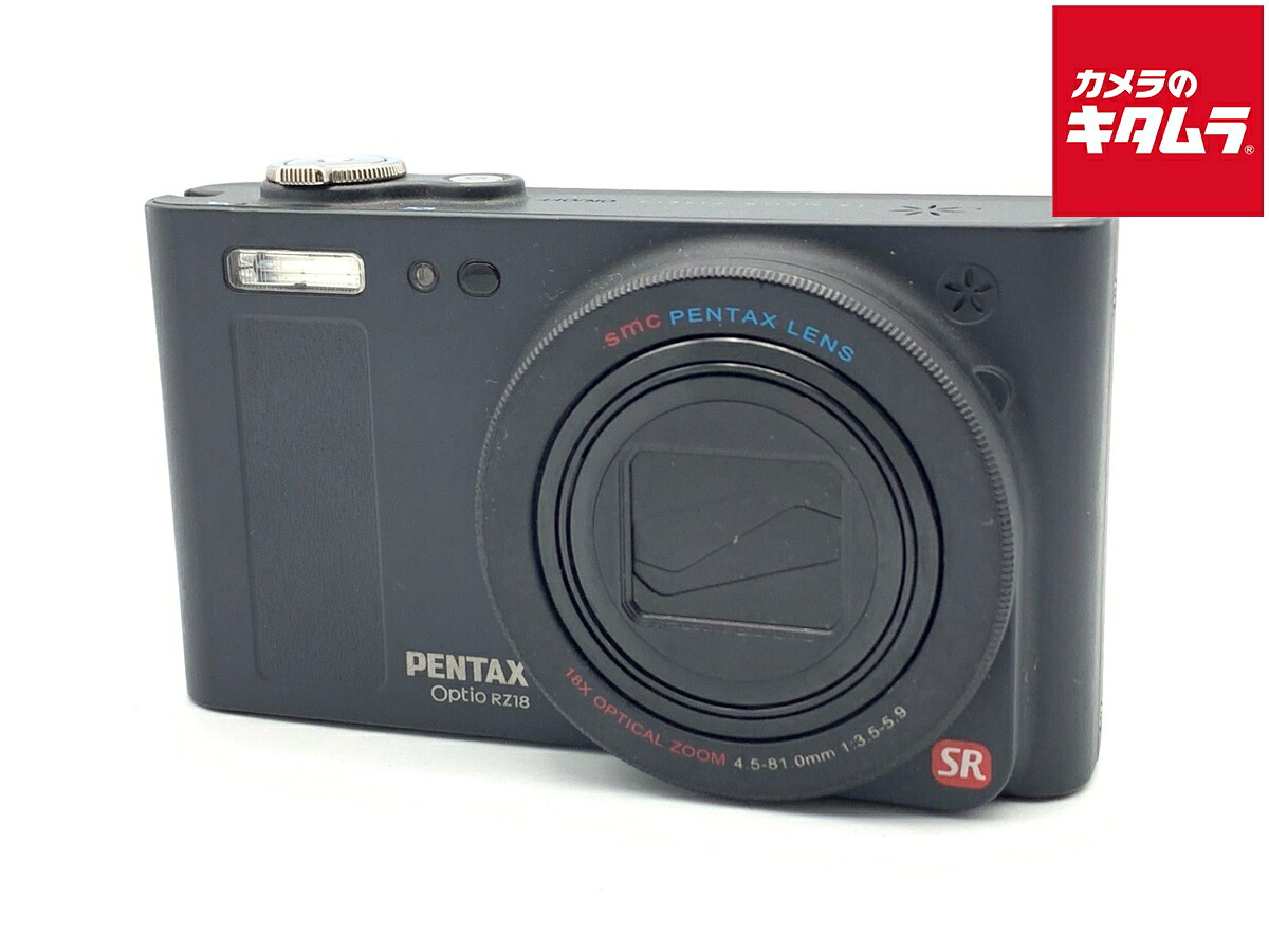 【中古】 【並品】 ペンタックス Optio RZ18 ブラック 【コンパクトデジタルカメラ】｜カメラのキタムラ 10,410円