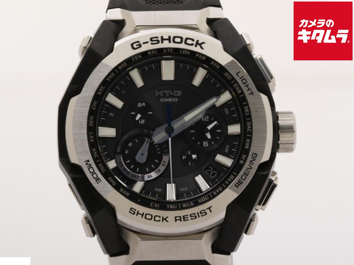 【中古】 【良品】 カシオ G-SHOCK MT-G ブラック MTG-B4000D-1AJF ステンレススティール/カーボン 【1年保証】｜カメラのキタムラ